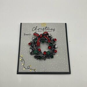 Christmas Wreath Brooch